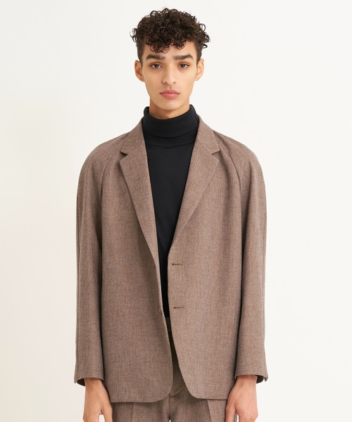 セットアップ 【BESPOKE TOKYO】WOOL LIKE 2B RAGLAN SLEEVE LOOSE セットアップ 【BESPOKE TOKYO】WOOL LIKE 2B RAGLAN SLEEVE LOOSE