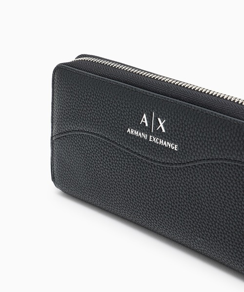 【美品】Armani Exchange ブラック 財布 ARMANI EXCHANGE 「ARMANI EXCHANGE」 財布 FREE ブラック