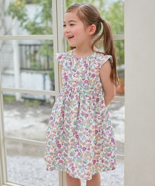 any FAM ワンピース プリント サマー キッズ 子供服 女の子