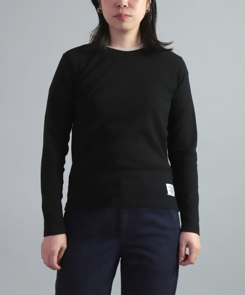 tシャツ 「OMNIGOD womens / オムニゴッド」 KLフライス クルーネックロングスリーブTシャツ レディース