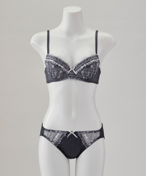 Dolce Fiora ブラジャー ショーツセット エンブロイダリー