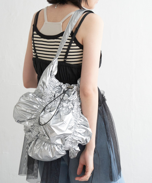 VENCE EXCHANGE ショルダーバッグ バッグ くしゅくしゅワンハンドル