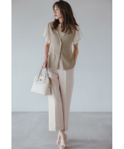 【新品未使用/2点セット】any sis ビューティーツイルストレッチ　セット ANY SIS（エニィスィス） セットアップ 「スタイリストコラボ」ジレ