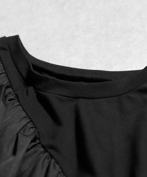 antiqua（アンティカ） tシャツ フリルTシャツ レディース : ZOZOTOWN