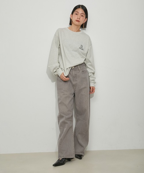 ADAM ET ROPE'（アダムエロペ） パンプス M.O.L レザーギャザー