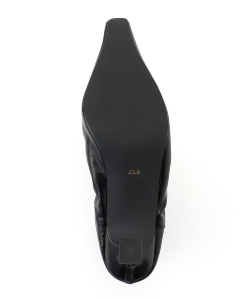 ADAM ET ROPE'（アダムエロペ） パンプス M.O.L レザーギャザー