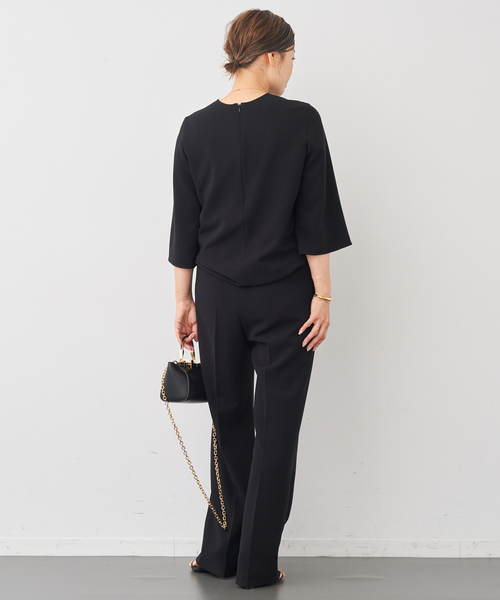DEUXIEME CLASSE - Deuxieme Classeクルーネックブラウス Deuxieme Classe ブラウス シャツ トリアセジョーゼット クルー