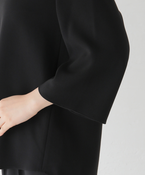 〔 TALLサイズ 〕 トリアセジョーゼット シャツ Deuxieme Classe ブラウス シャツ トリアセジョーゼット クルー