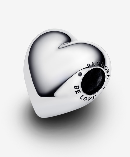PANDORA チャーム Be Love エングレイバブル ラージ ハート