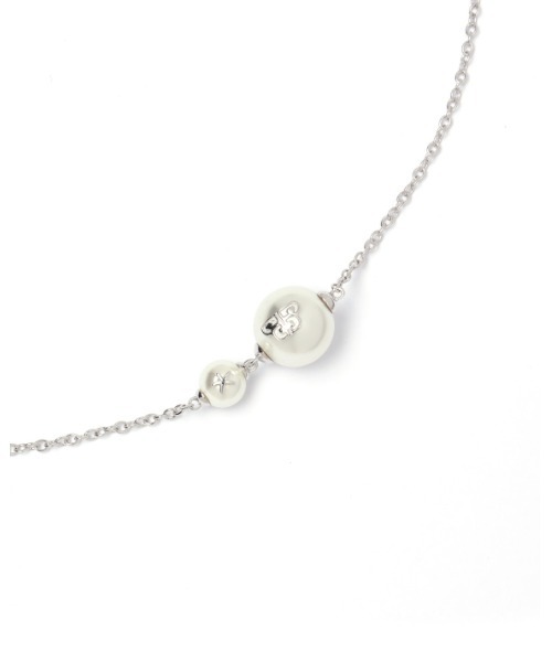 ネックレス BAPY LOGO PEARL NECKLACE レディース_3