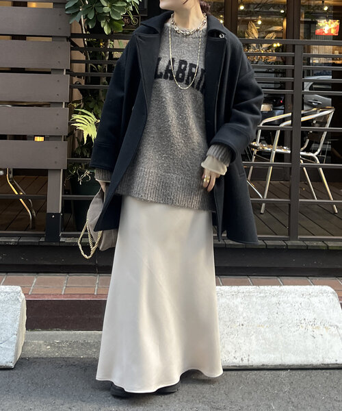 DouDou（ドゥドゥ） コート アウター 軽量ウールテントコート