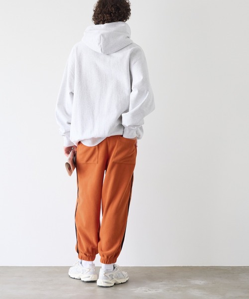 WHITE LINE ウールボアフリースパンツ リブジョガーパンツ