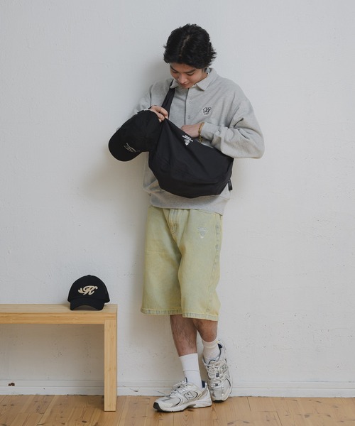 kaoyorinakami ボーイパンチスウェットポロシャツ BOY patch sweat polo shirt / ボーイパンチスウェット
