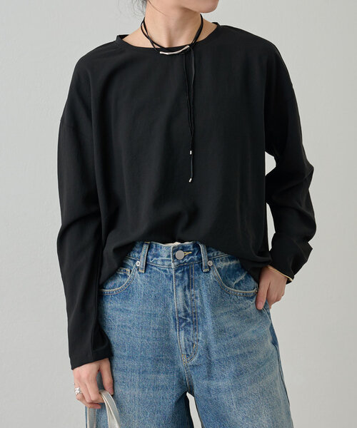 ブラウス シャツ ストレッチシフォンTブラウス レディース