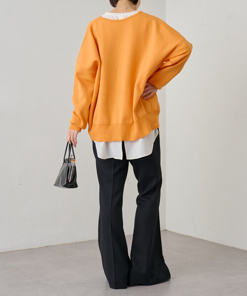 Omekashi（オメカシ） ブラウス シャツ ストレッチシフォンTブラウス