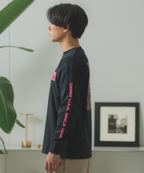 GERRY（ジェリー） tシャツ 「GERRY」別注 ネオン 転写 ボックスロゴ