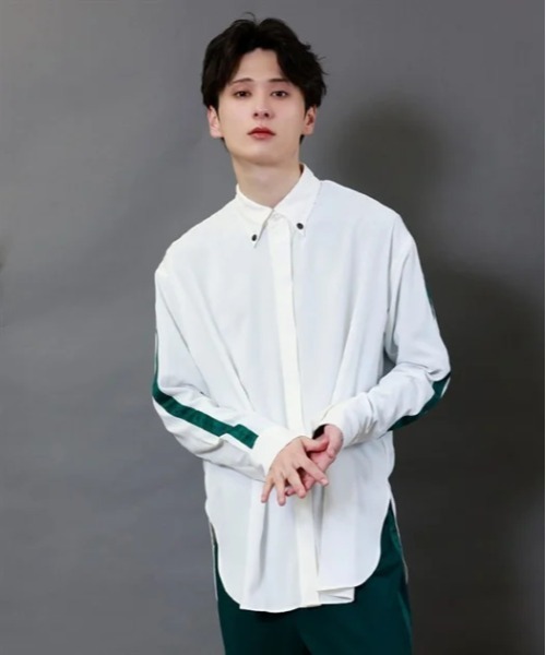 AXESーX シャツ 百人一首ラインシャツ メンズ : ZOZOTOWN Yahoo!店