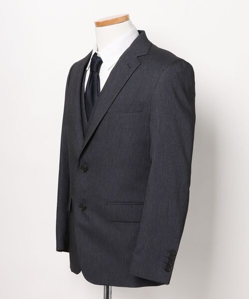 m．f．エディトリアル（m．f．editorial）/【ストレッチ ウォッシャブル】m．f．エディトリアル 2ボタン3ピースセットアップスーツ ス… m.f.editorial（エムエフエディトリアル） セットアップ 「ストレッチ