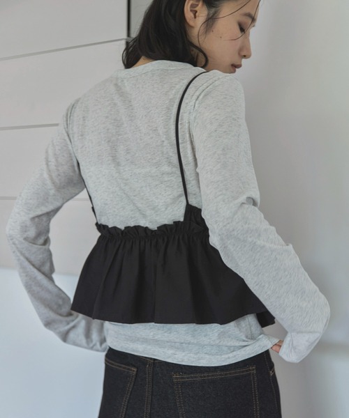 MIYAO ギャザーブラトップ MIYAO（ミヤオ）の「MIYAO / ギャザー ブラトップ（その他トップス
