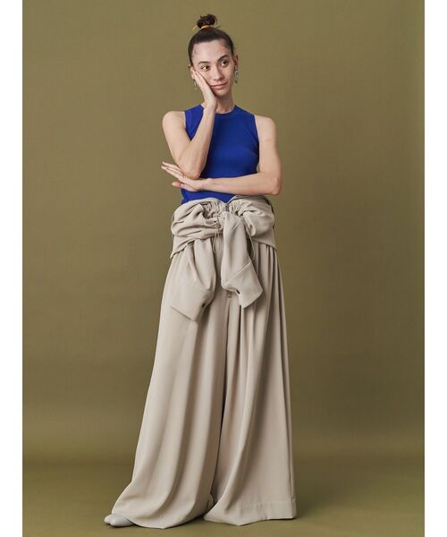 UN3D. オールインワン WAVE SHIRRING JUMP SUIT / ウェーブ