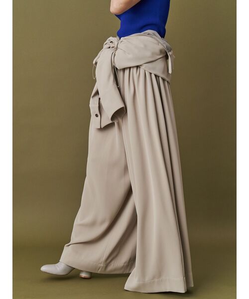 UN3D. オールインワン WAVE SHIRRING JUMP SUIT / ウェーブ