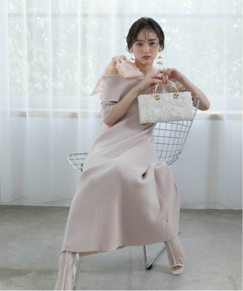 RANDA（ランダ） ワンピース 「Flower Collection」ワンショルダー