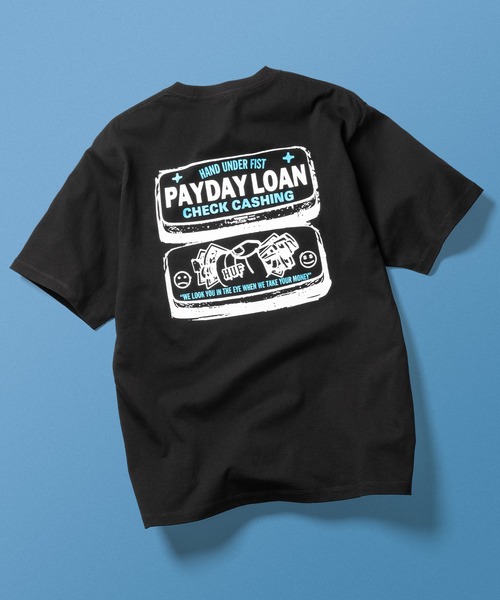 HUF KN00540PAYEL 関税送料込 HUF tシャツ STICKER TEE / Tシャツ 半袖 メンズ レディース