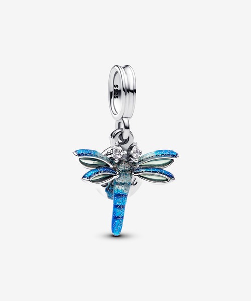 PANDORA（パンドラ） チャーム トンボ ダブル ダングル チャーム