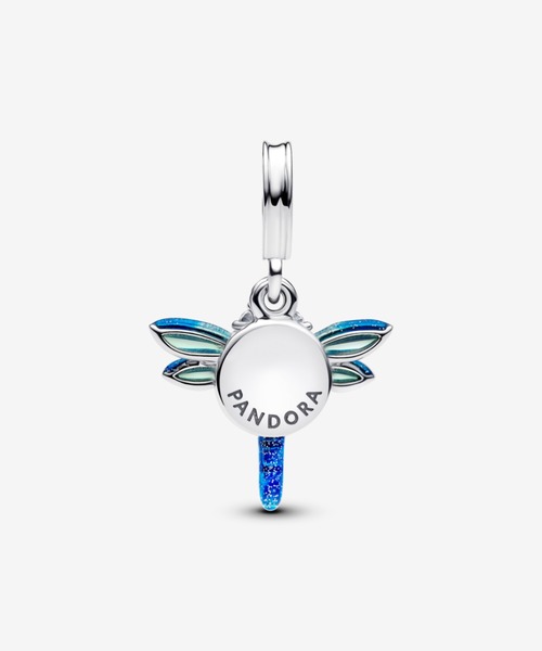 PANDORA チャーム 2点セット PANDORA（パンドラ） チャーム トンボ ダブル ダングル チャーム