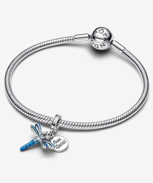 PANDORA（パンドラ） チャーム トンボ ダブル ダングル チャーム