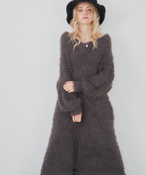 LA BELLE ETUDE（ラベルエチュード） ニットワンピース FREE グレー