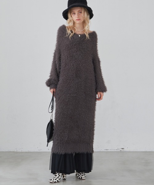 LA BELLE ETUDE（ラベルエチュード） ニットワンピース FREE グレー