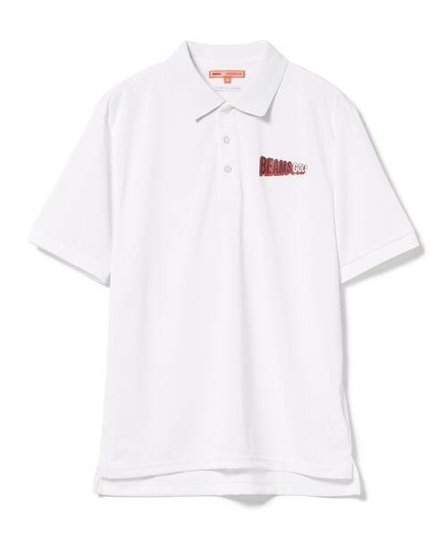 Beams Golf ポロシャツ ホワイト BEAMS GOLF ポロシャツ 「吸水速乾/UVカット」「MEN」ORANGE