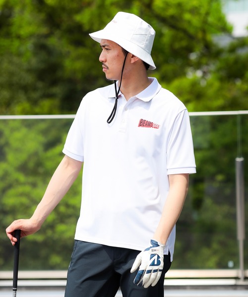 BEAMS GOLF メンズ ポロシャツ BEAMS GOLF ポロシャツ 「吸水速乾/UVカット」「MEN」ORANGE