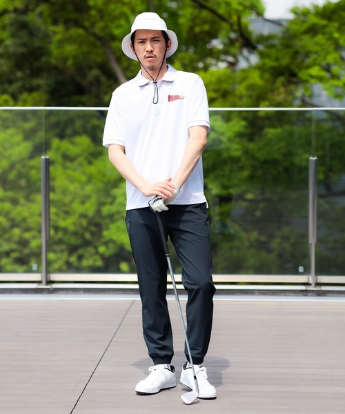 BEAMS GOLF ポロシャツ 「吸水速乾/UVカット」「MEN」ORANGE