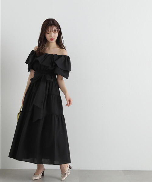 Diffusione Tessile::ワンピース:IT34[RESALE] PROPORTION BODY DRESSING ワンピース 「E」オフショル