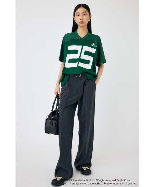 tシャツ REEBOK NUMBER MESH Tシャツ レディース MOUSSY tシャツ REEBOK NUMBER MESH Tシャツ レディース