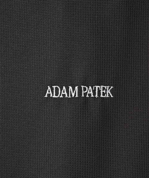 ポロシャツ ポロ 「ADAMPATEK/アダムパテック」ripple looose polo shirt/リップルルーズポロシャツ レディース ADAM PATEK ポロシャツ 「ADAMPATEK/アダムパテック」ripple