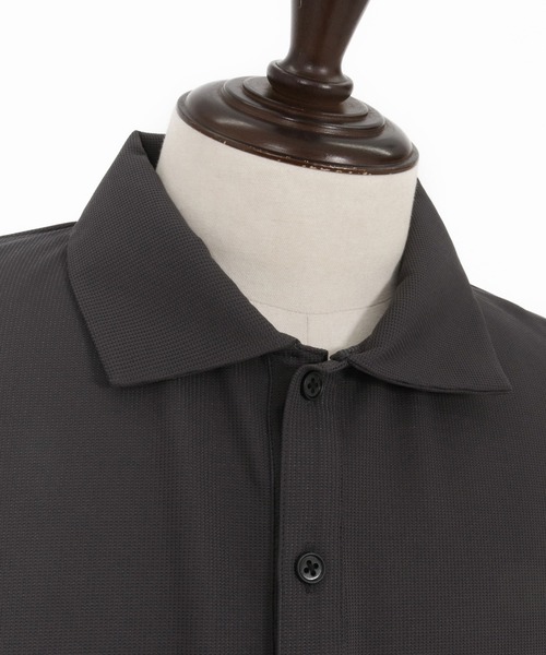 ポロシャツ ポロ 「ADAMPATEK/アダムパテック」ripple looose polo shirt/リップルルーズポロシャツ レディース ADAMPATEK/アダムパテック】ripple looose polo shirt/リップル