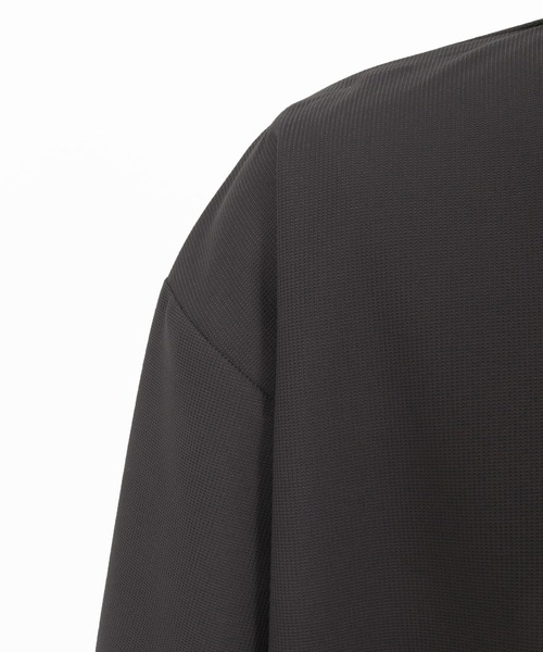 ポロシャツ ポロ 「ADAMPATEK/アダムパテック」ripple looose polo shirt/リップルルーズポロシャツ レディース ADAMPATEK/アダムパテック】ripple looose polo shirt/リップル
