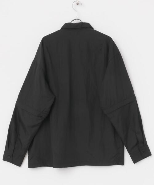 【美品】近年モデル　ハザマ　経年真価のシャツ　ライトアウター　オーバーサイズ　M ITEMS URBANRESEARCH（アイテムズ アーバンリサーチ） シャツ