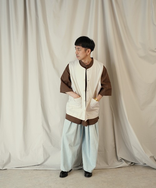 ベスト ジレ undulate gillet (unisex) レディース メンズ Universal-Colours-Spectrum-