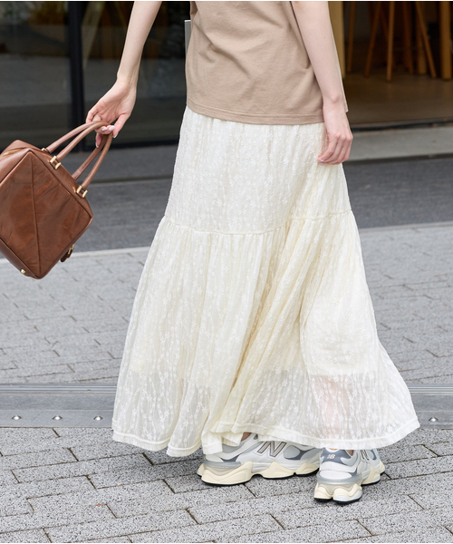 JOURNAL STANDARD スカート ストレッチレーススカート