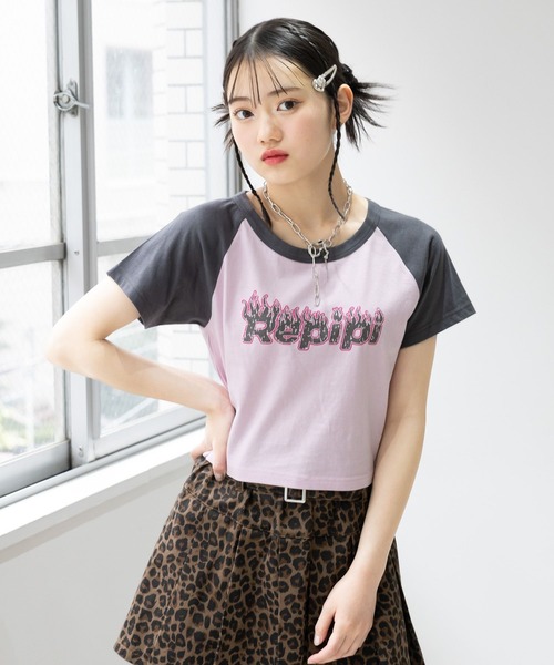 repipi armario（レピピアルマリオ） tシャツ 「吸水速乾」メラメラ
