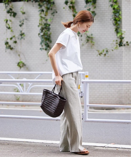 ATON 12/-AIR SPINNING OVERSIZED プルオーバー 白 12/- AIR SPINNING | OVERSIZED PULLOVER – ATON | エイトン