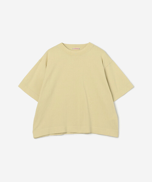 ニット セーター RYE TENDER |「別注」半袖クルーネックニット WOMEN レディース RYE TENDER ニット セーター |「別注」半袖クルーネックニット