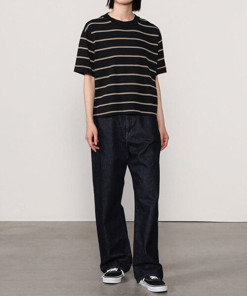 ニット セーター RYE TENDER |「別注」半袖クルーネックニット WOMEN レディース RYE TENDER ニット セーター |「別注」半袖クルーネックニット