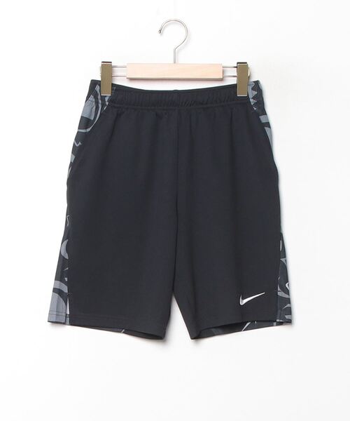 NIKE 「NIKE」 刺繍ハーフパンツ L ブラック レディース
