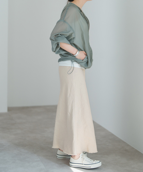 spick&span リネンフレアスカート Spick＆Span スカート リネンフレアスカート : ZOZOTOWN Yahoo