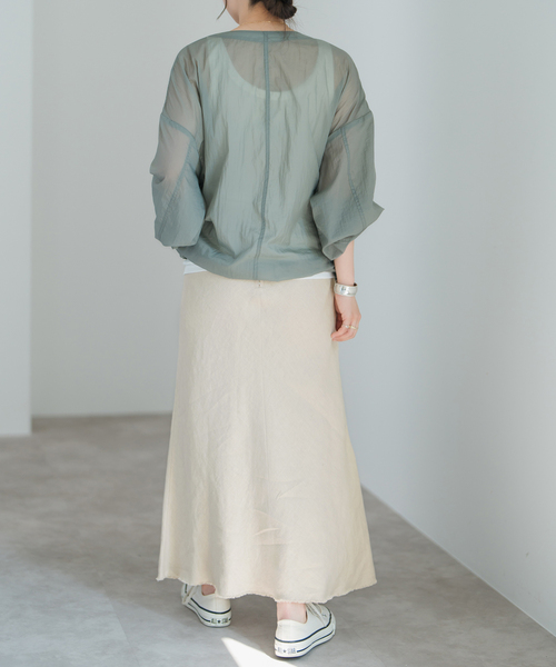 spick&span リネンフレアスカート Spick＆Span スカート リネンフレアスカート : ZOZOTOWN Yahoo